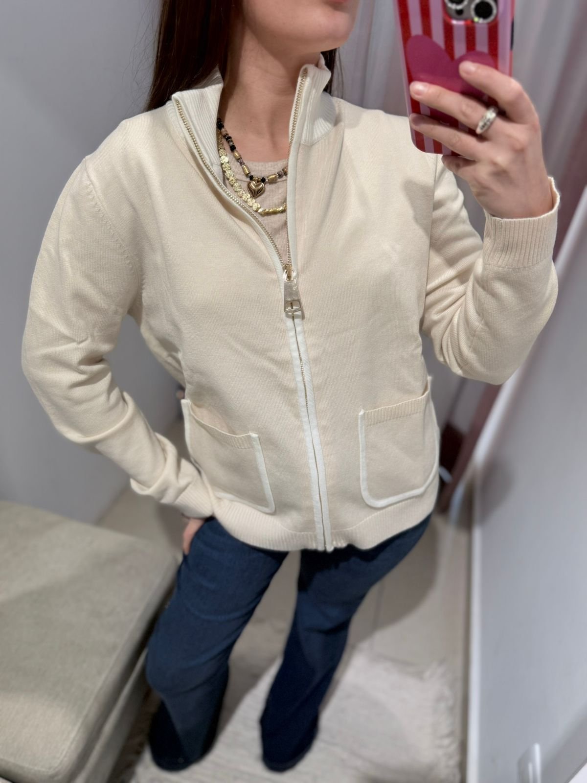 Campera contracolor piel libre 655 tres colores - Imagen 4