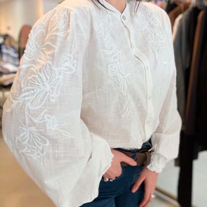 CAMISA BORDADA TULI R0724