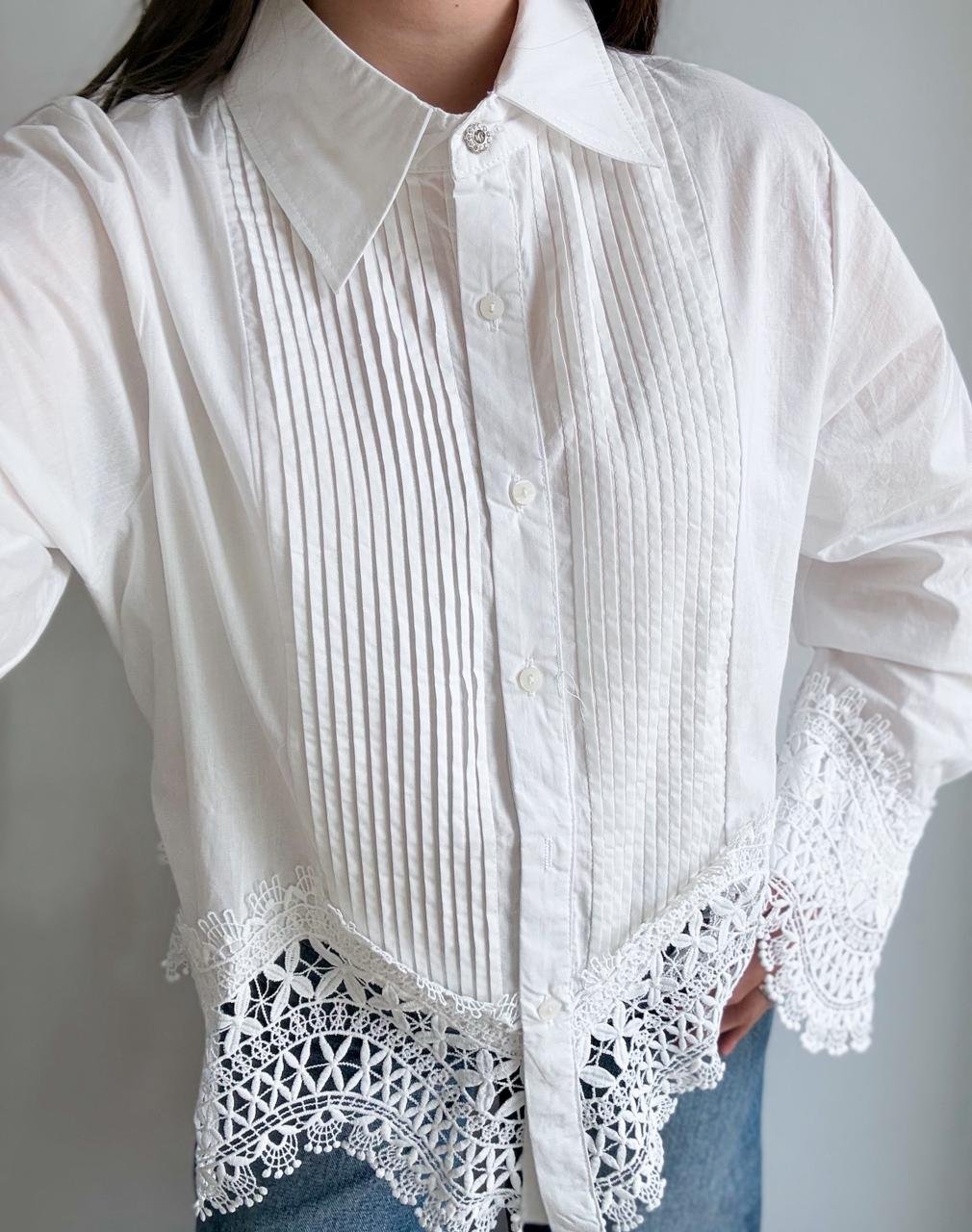 CAMISA LILI PUNTILLA CHOCO - Imagen 4