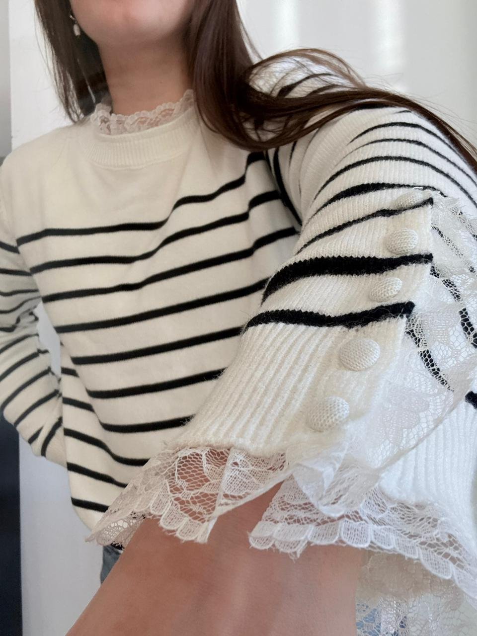 SWEATER MARINERO CON PUNTILLA - Imagen 4