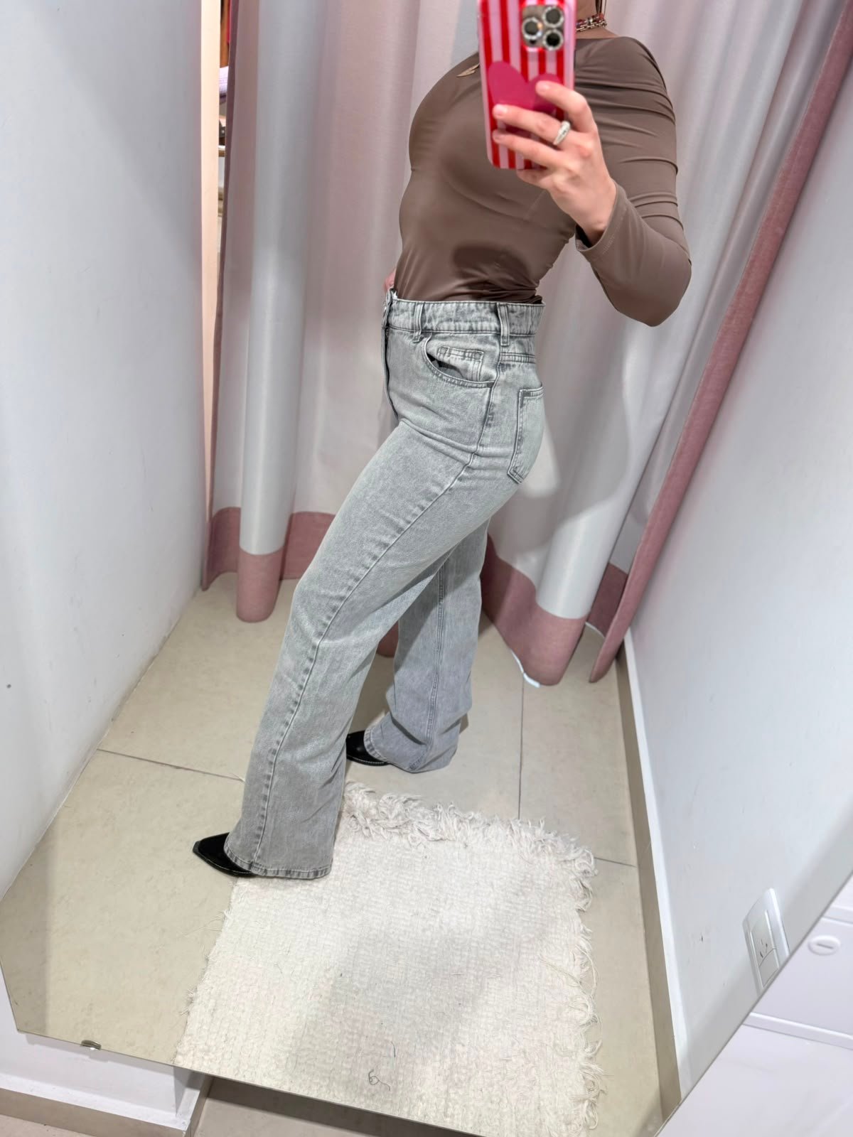 JEAN STRAIGHT RELAX GRIS - Imagen 2