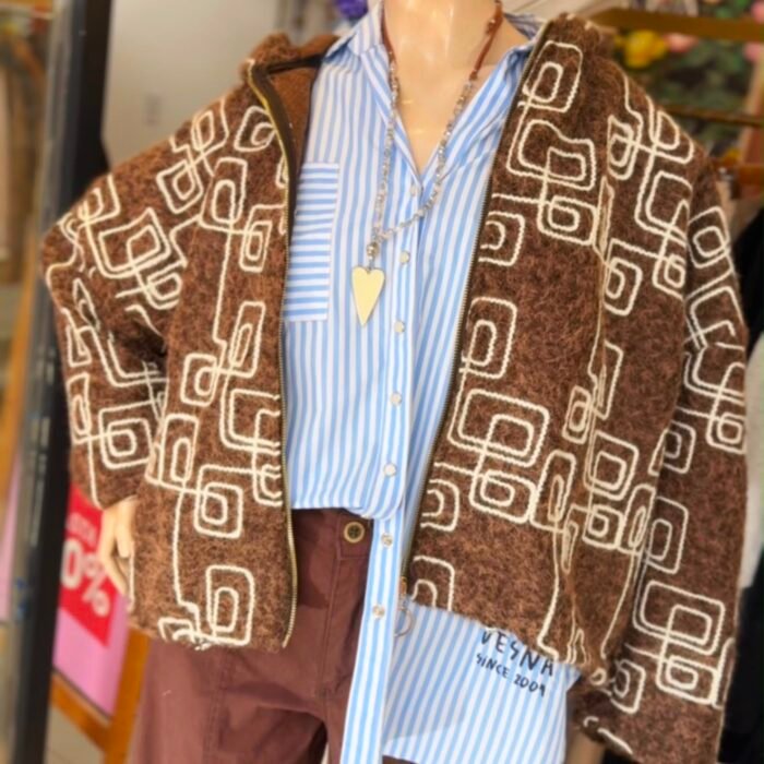 campera laberinto lana cotta