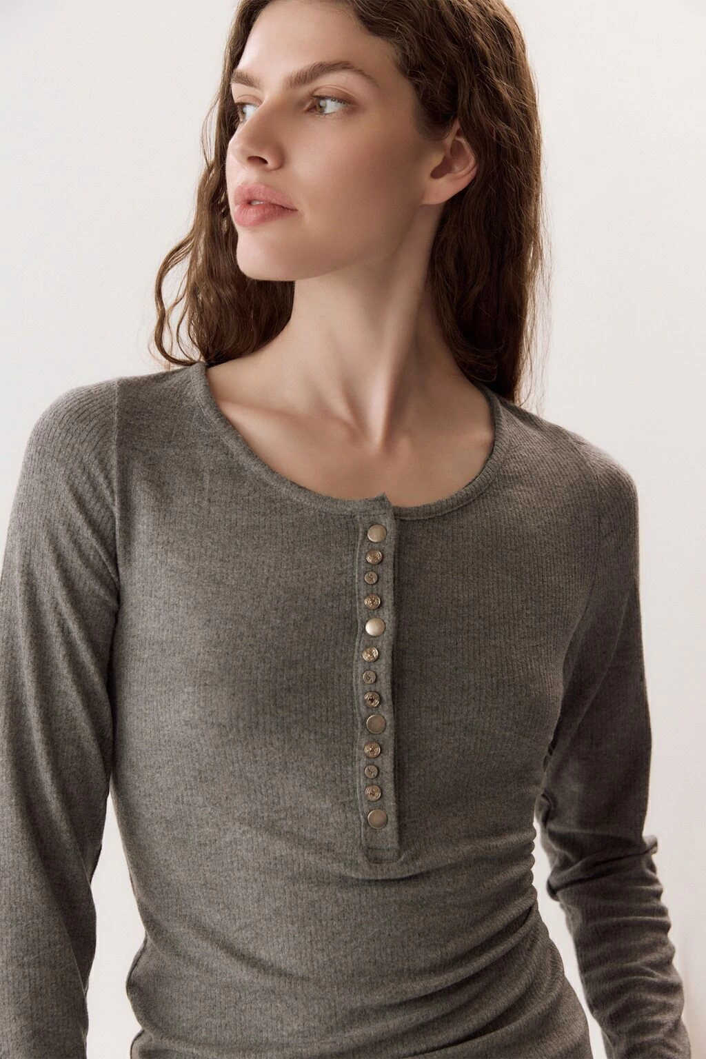 Remera Siberica Natural dos colores - Imagen 7