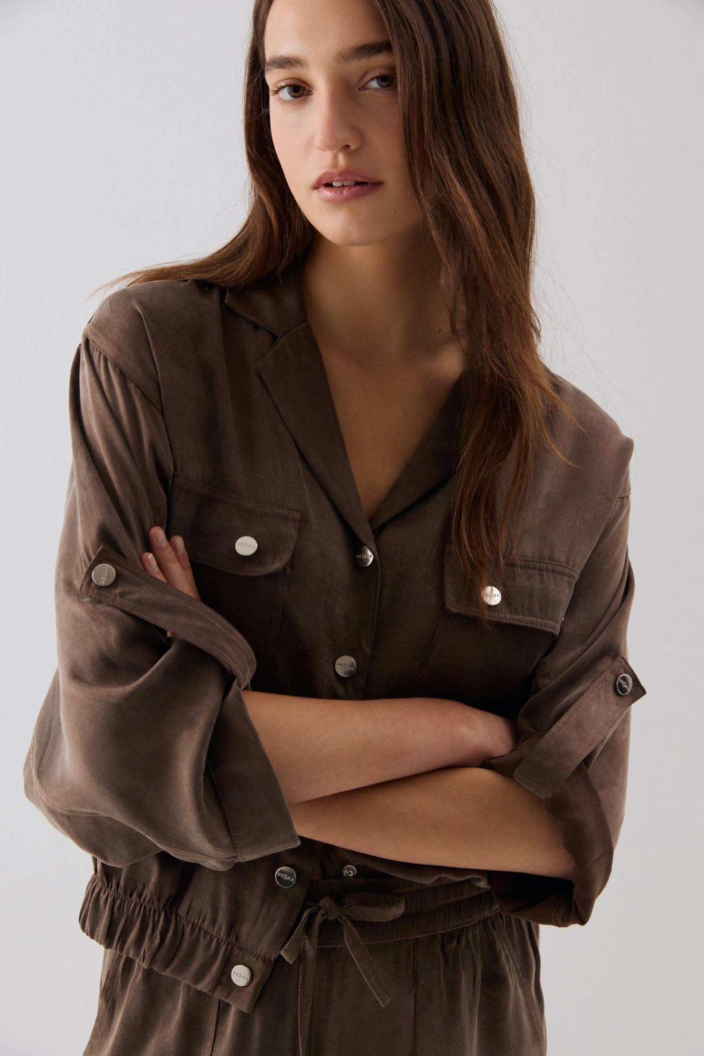 CHAQUETA SERGE CHOCOLATE - Imagen 6