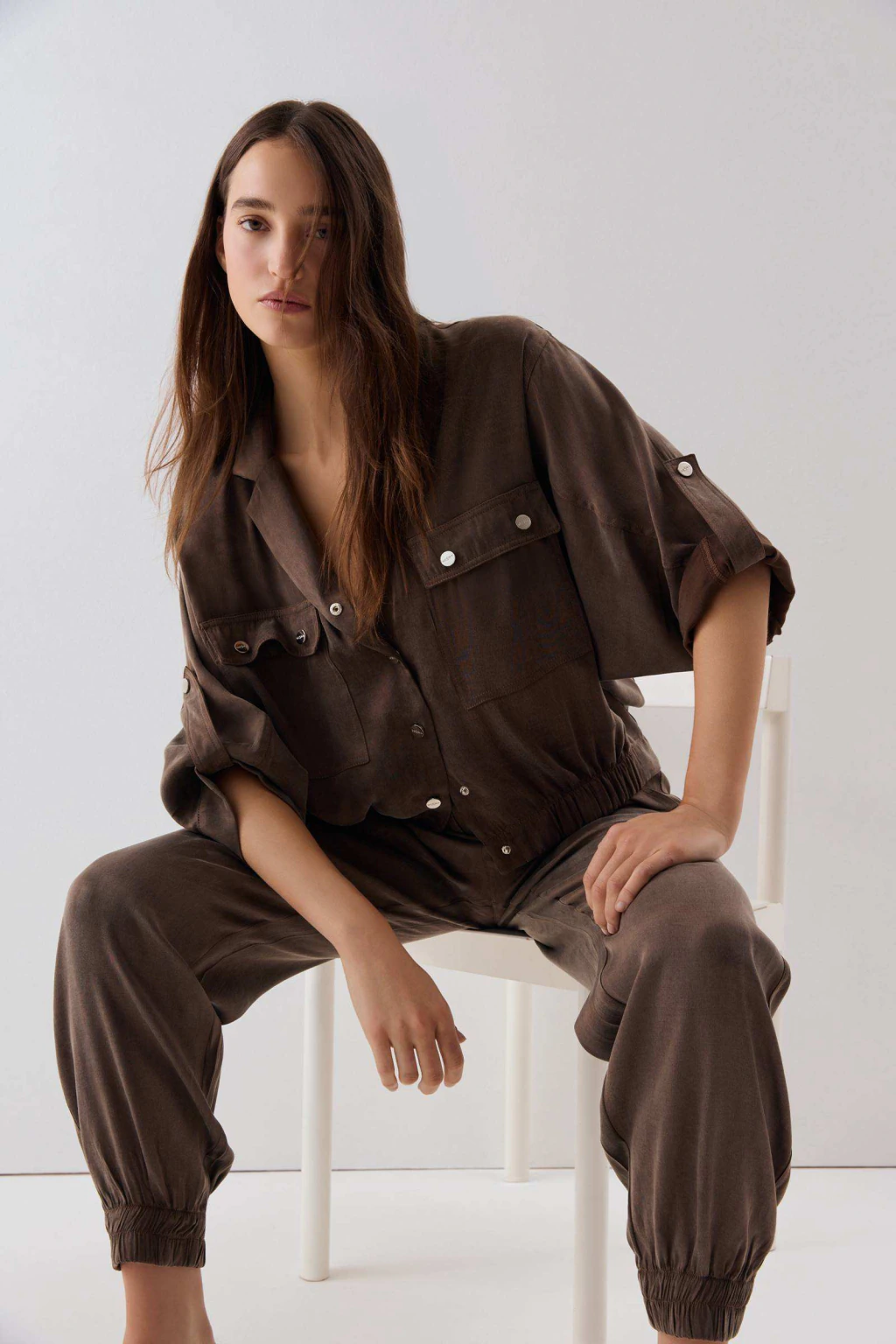 CHAQUETA SERGE CHOCOLATE - Imagen 7