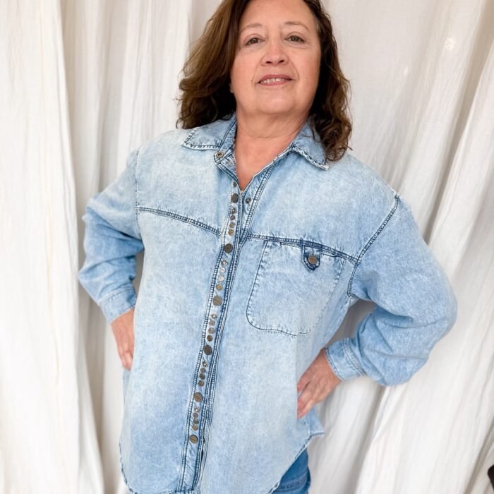 CAMISA ASARINA CELESTE DENIM