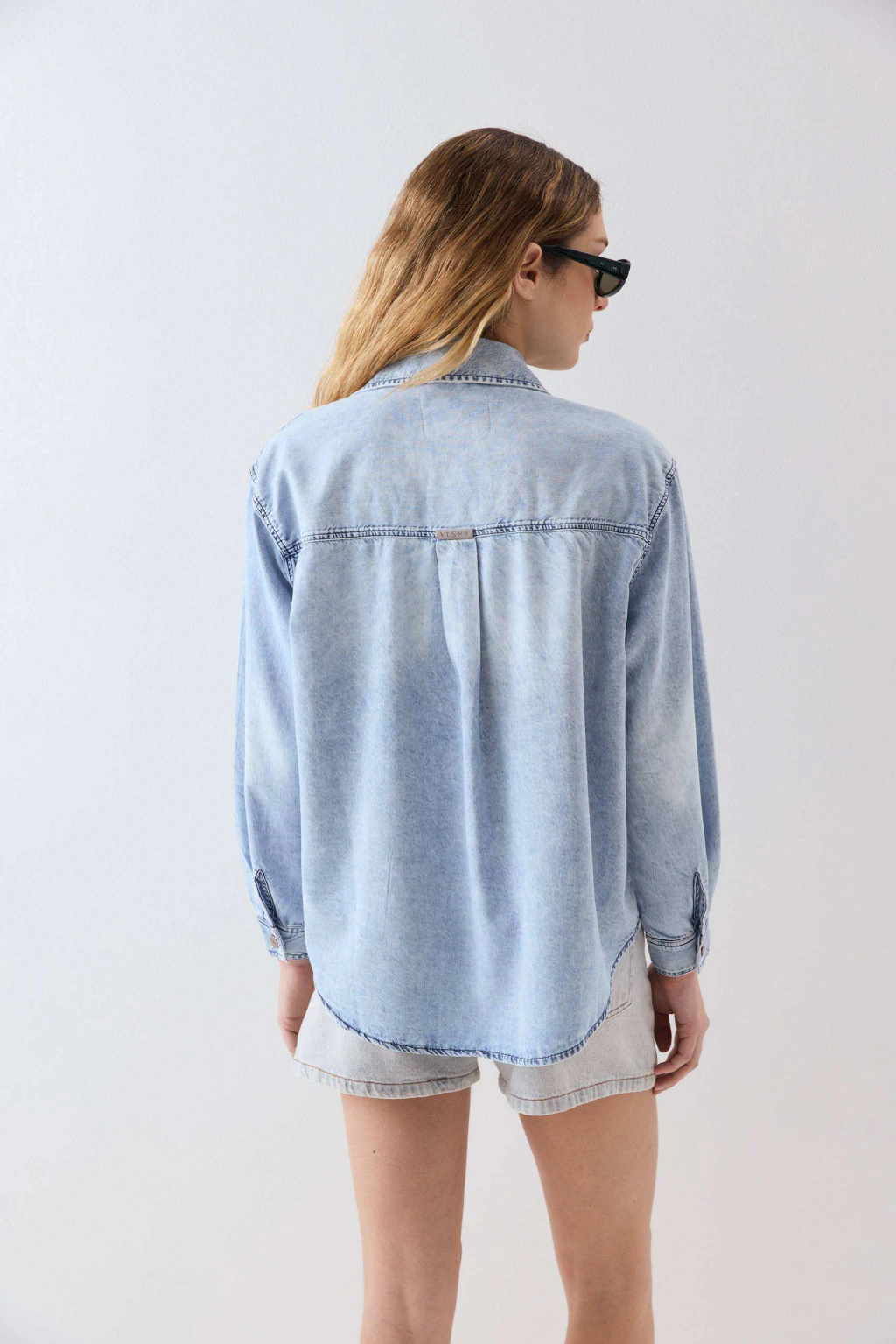 CAMISA ASARINA CELESTE DENIM - Imagen 5