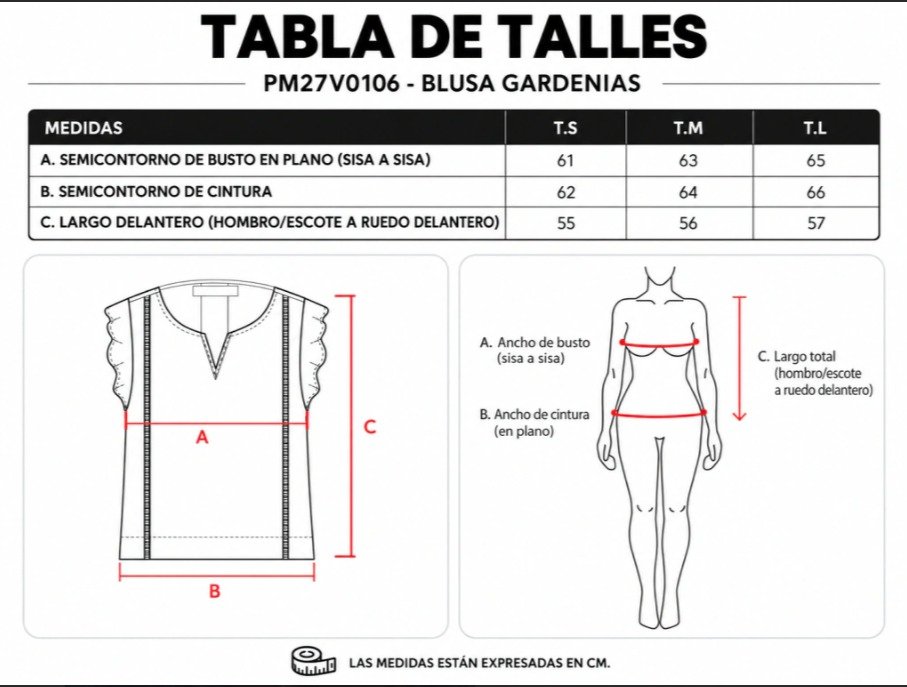 Blusa Gardenia dos colores - Imagen 6