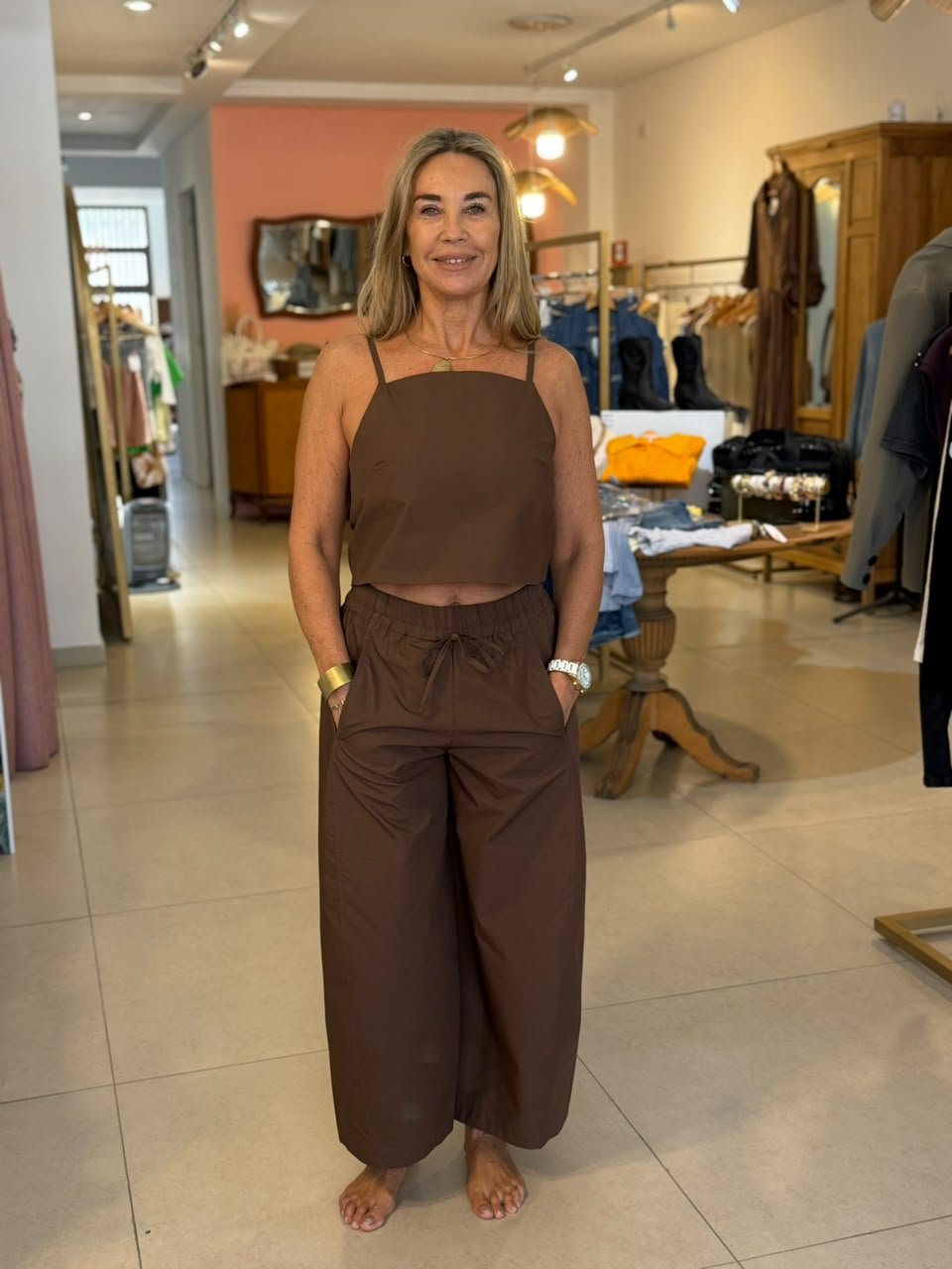 Musculosa Topacio chocolate - Imagen 2